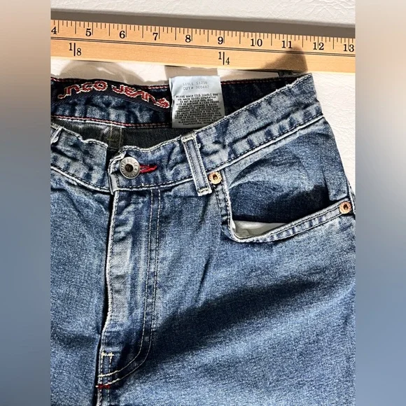 Vintage JNCO Jeans Flare Classic Blue Jeans sz 7